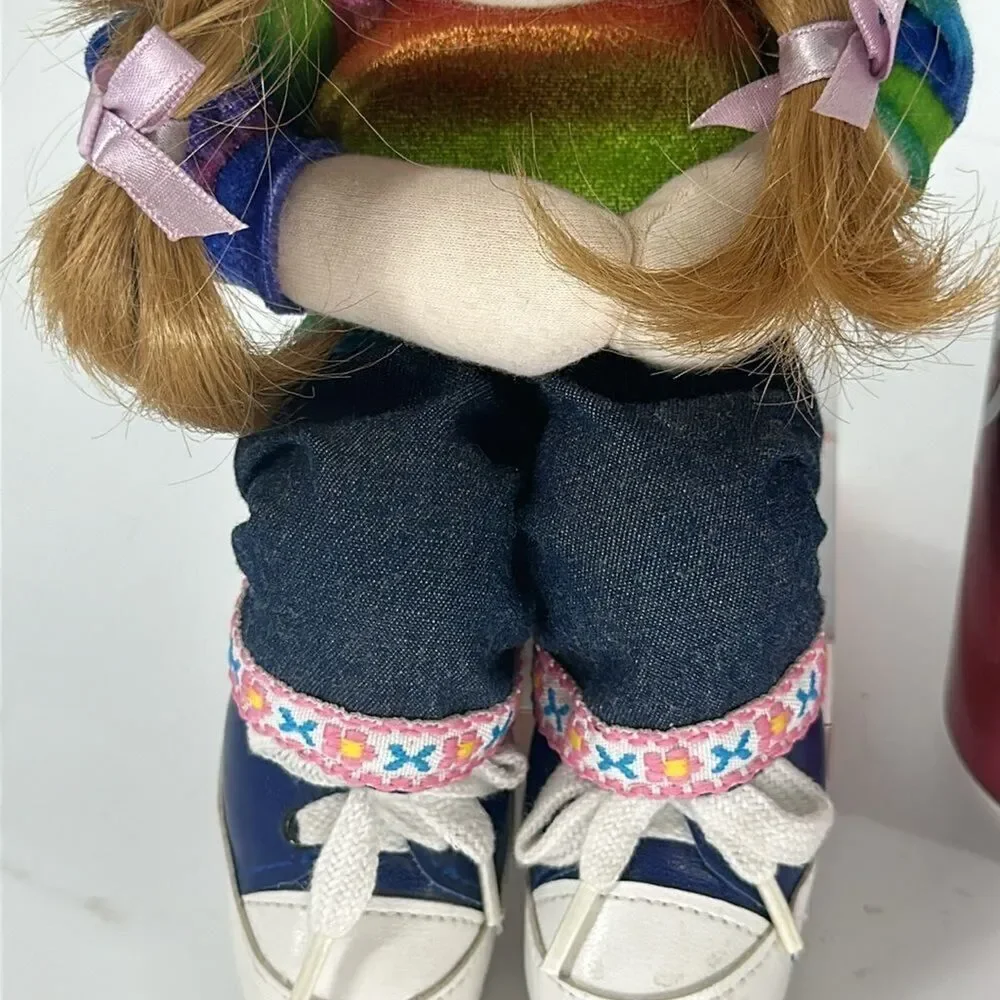 Berkeley Designs Rainbow Wind Up Musical Doll. see Video she beautiful See Video